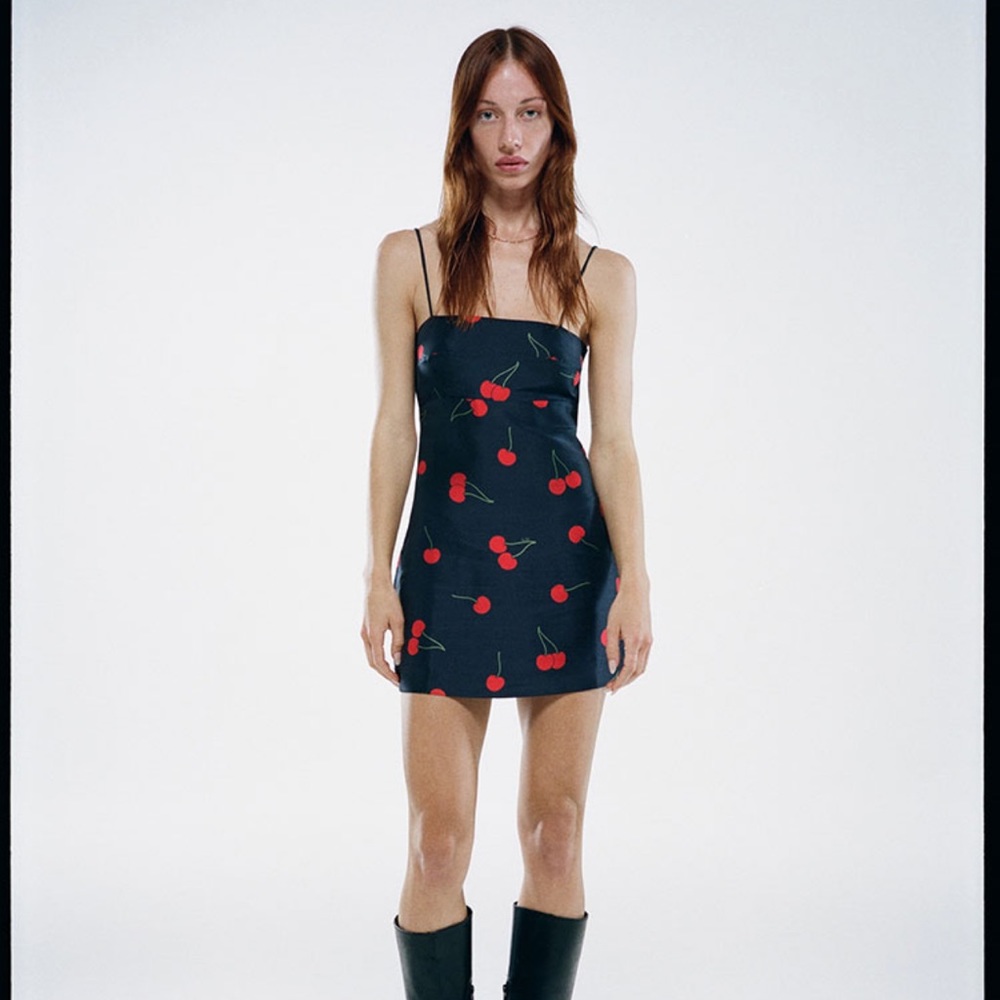 NWT the christy dress in wild cherry